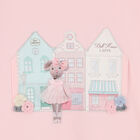 فستان بنات هودي بطبعة باللون الوردي, 1, hi-res